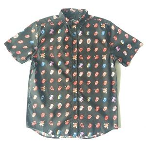 Rolling Stones button down shirt